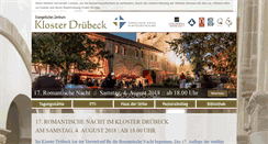 Desktop Screenshot of kloster-druebeck.de